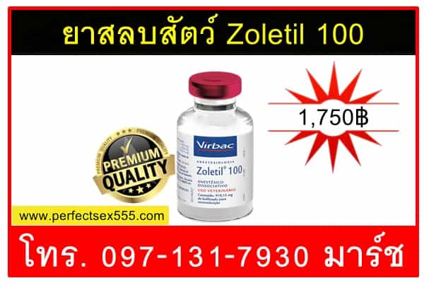 ยาสลบสัตว์ Zoletil 100ของแท้